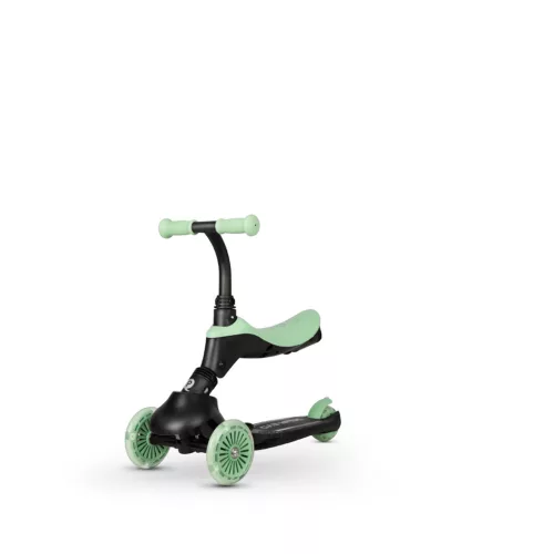 QPLAY Futóbicikli/roller Sema Evo LED fényekkel 1 - 6 év 50 kg-ig - Jade Green