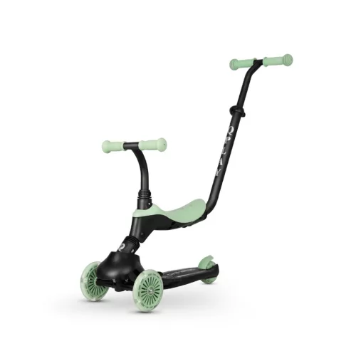 QPLAY Futóbicikli/roller Sema Evo LED fényekkel 1 - 6 év 50 kg-ig - Jade Green