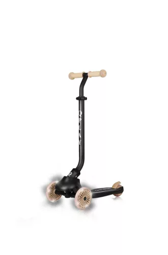 QPLAY Futóbicikli/roller Sema Evo LED fényekkel 1 - 6 év 50 kg-ig - Khaki