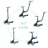 Qplay Sema Evo roller 3az1ben 1-6 éves kor 50 kg-ig - Sky Blue
