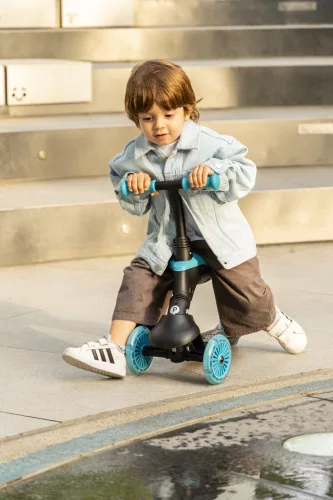 Qplay Sema Evo roller 3az1ben 1-6 éves kor 50 kg-ig - Sky Blue