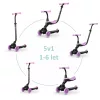QPLAY Futóbicikli/roller Sema Evo LED fényekkel 1 - 6 év 50 kg-ig - Violet