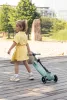 QPlay Sparkling gyerek roller LED világító kerekekkel - Nude Pink