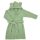 EKO Köntös pamutból kapucnival és fülekkel Olive green méret L 80-86