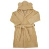 EKO Köntös pamutból kapucnival és fülekkel Beige méret S 92-98