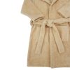 EKO Köntös pamutból kapucnival és fülekkel Beige méret S 92-98