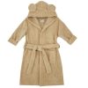 EKO Köntös pamutból kapucnival és fülekkel Beige méret S 92-98