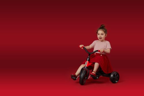 QPLAY Tricikli Ant plus Rose, 2-6 éves korig