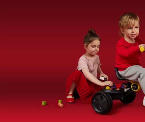 QPLAY Tricikli Ant plus 2-6 éves korig - Blue