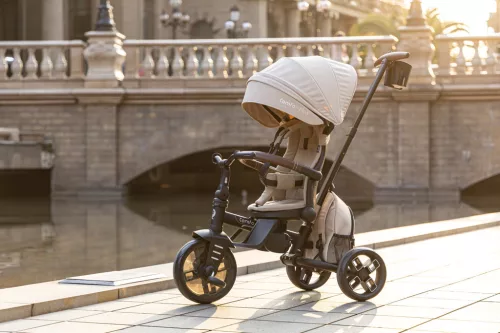 QPLAY Tricikli Comfo Max 7in1 10-72 hónap - Grey