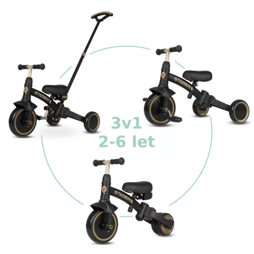 QPLAY Stager 3az1-ben tricikli - Platinum
