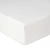BabyMatex Jersey lepedő gumival, 60x120 - Fehér