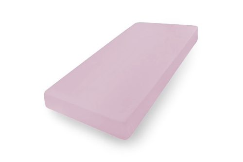 BABYMATEX Jersey lepedő gumival, 60x120 rózsaszín