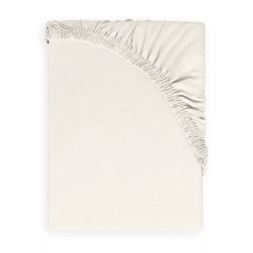 BabyMatex Jersey gumis lepedő 60x120cm - Ekrü elefántcsont