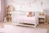 BabyMatex Jersey gumis lepedő 60x120cm - Órózsaszín púder