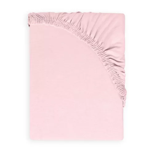 BabyMatex Jersey gumis lepedő 60x120cm - Órózsaszín púder
