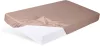 BabyMatex Jersey gumis lepedő 60x120cm - Világosbarna dió