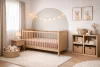 BabyMatex Jersey gumis lepedő 60x120cm - Világosbarna dió