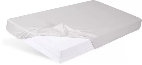 BabyMatex Jersey gumis lepedő 60x120cm - Világosszürke