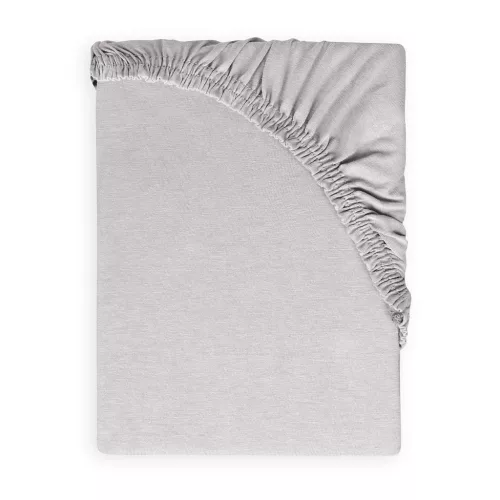 BabyMatex Jersey gumis lepedő 60x120cm - Világosszürke