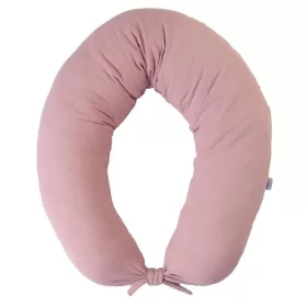   BABYMATEX Moon szoptatós párna muszlin 260 cm - vintage rózsaszín 