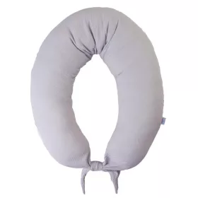   BABYMATEX Moon szoptatós párna muszlin 260 cm - világosszürke