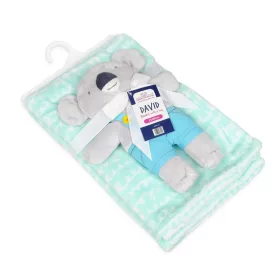 BABYMATEX takaró játékkal 75 x 100 cm - Koala Mint