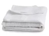 BabyMatex Kötött pamut takaró 75x100cm Sisi - fehér