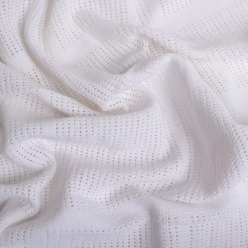 BabyMatex Kötött pamut takaró 75x100cm Sisi - fehér