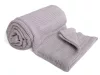 BabyMatex Kötött pamut takaró 75x100cm Sisi - szürke