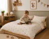 BabyMatex Vízálló jersey ágyneműhuzat 100x135cm 40x60cm - mackó