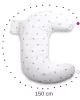 BabyMatex Szoptatós párna miniRelax Jersey 150cm - Mackó