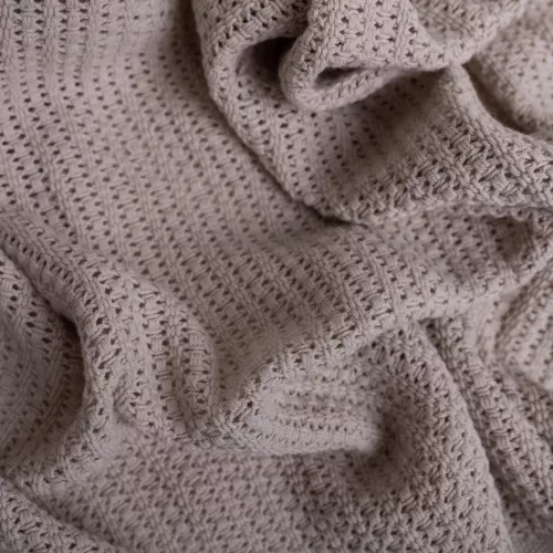 BabyMatex Kötött pamut takaró 75x100cm Lili - krém
