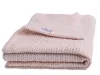 BabyMatex Pamutból kötött takaró 75x100cm Lili - órózsaszín púder
