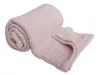 BabyMatex Pamutból kötött takaró 75x100cm Lili - órózsaszín púder