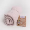 BabyMatex Pamutból kötött takaró 75x100cm Lili - órózsaszín púder