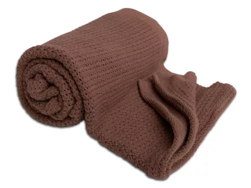 BabyMatex Kötött pamut takaró 75x100cm Lili - mokka