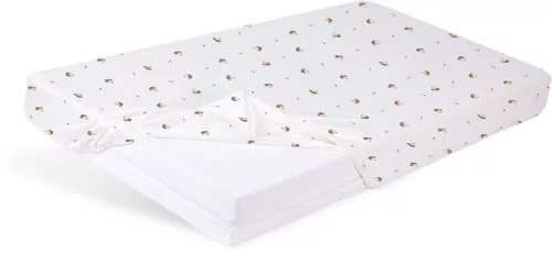 BabyMatex Jersey gumis lepedő 60x120cm - Plüssmackó