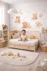 BabyMatex Jersey gumis lepedő 60x120cm - Plüssmackó
