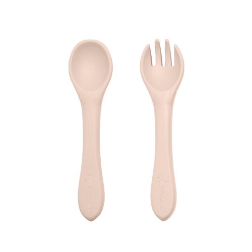 Petite&Mars Szilikon étkészlet, 4 db, Take&Match, Desert Sand - Misty Green, 6 hó+