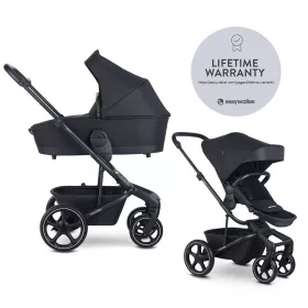   EASYWALKER Kombinált babakocsi Harvey⁵ 2v1 Midnight Black LITE RWS