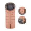 Petite&Mars Téli szett Arctic 4in1 bundazsák + kézmelegítő kesztyű babakocsira Furry - Pastel Peach