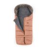 Petite&Mars Téli szett Arctic 4in1 bundazsák + kézmelegítő kesztyű babakocsira Furry - Pastel Peach