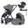Petite&Mars Babakocsi szett 4v1 ICON LITE AIR + CYBEX Aton B2 i-Size - Dove Grey