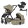 Petite&Mars Babakocsi szett 4v1 ICON LITE AIR + CYBEX Aton B2 i-Size - Mossy Green