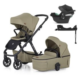   Petite&Mars Babakocsi szett 4v1 ICON LITE RWS + CYBEX Aton B2 i-Size - Mossy Green