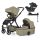 Petite&Mars Babakocsi szett 4v1 ICON LITE RWS + CYBEX Aton B2 i-Size - Mossy Green
