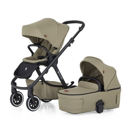 Petite&Mars Babakocsi szett 4v1 ICON XXL AIR + CYBEX Aton B2 i-Size - Mossy Green