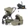 Petite&Mars Kombinált babakocsi ICON 2in1 Mossy Green LITE RWS + Core Pro i-Size Black Grey + Bázis