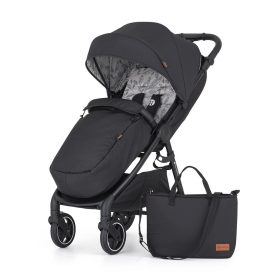 Petite&Mars Sport babakocsi Royal3 Black - Perfect Black